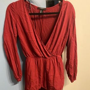Forever 21 Red romper